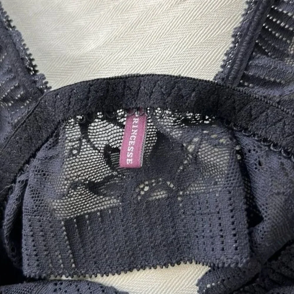 Princesse Tam Tam Soft Bustier Bra Evidence The Take It Easy Bralette Black Plun - Picture 7 of 7
